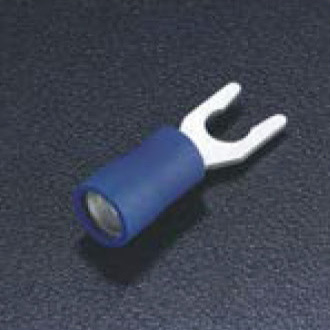 双压接式锁扣叉形预绝缘端头