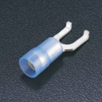 双压接式凸缘叉形预绝缘端头